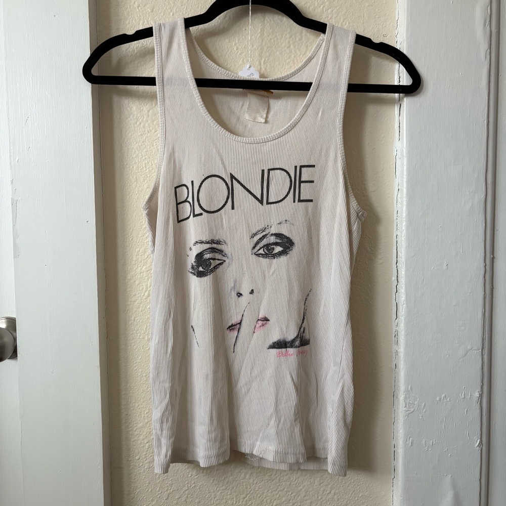 Vintage blondie band tank